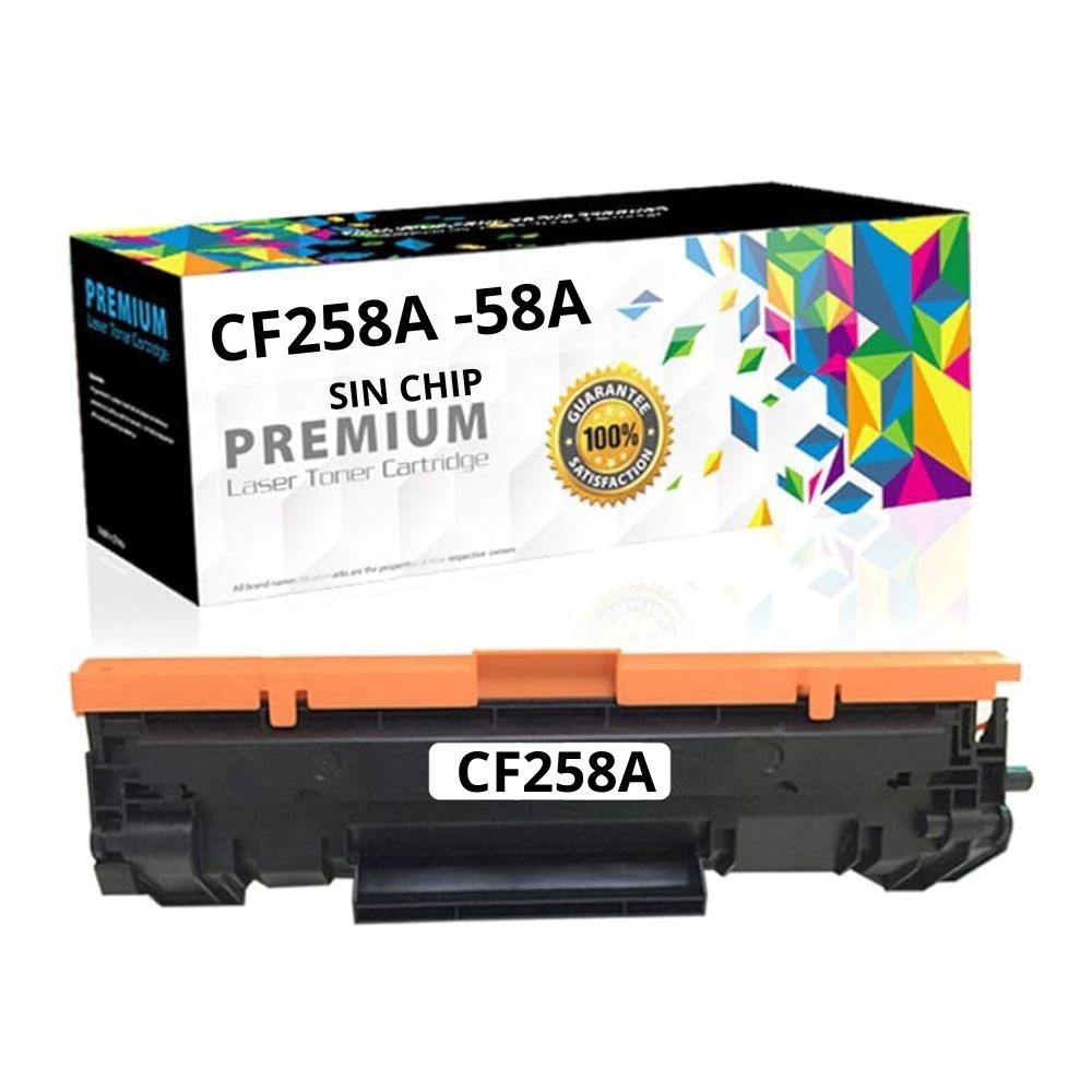 TONER COMPATIBLE HP  CF258A- 58A SIN CHIP M404, M406