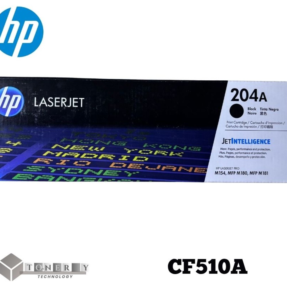 Tóner HP 204A (CF510A) Negro Original LaserJet