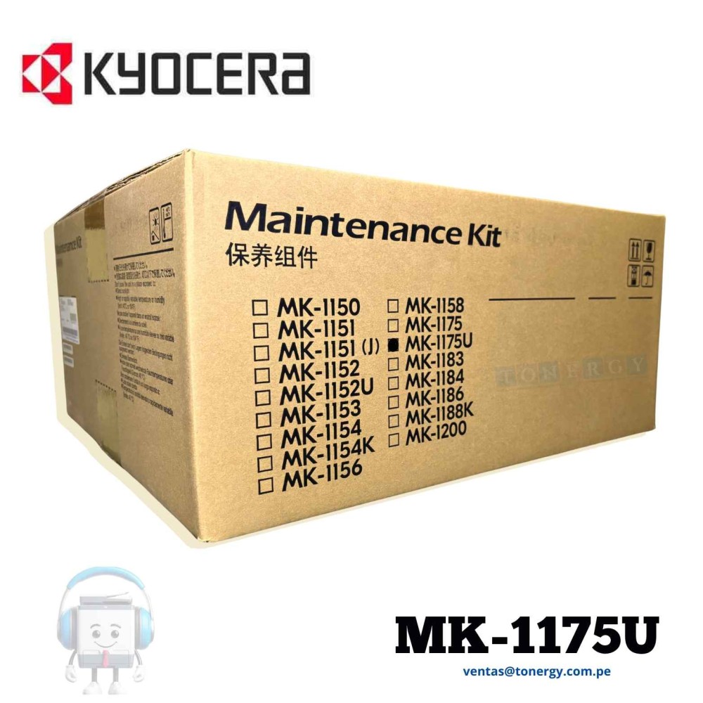 KIT DE MANTENIMIENTO KYOCERA MK-1175U (1702S50US2) ECOSYS M2640IDW/M2040DN