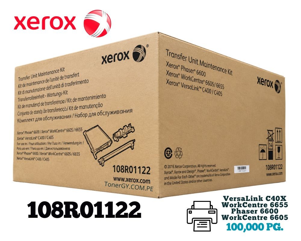 Kit de Mantenimiento Xerox 108R01122 Original – Unidad de Transferencia