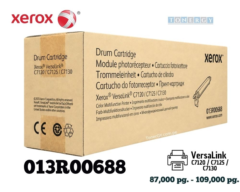 Drum Cartridge Xerox 013R00688 Original – VersaLink C7120 / C7125 / C7130